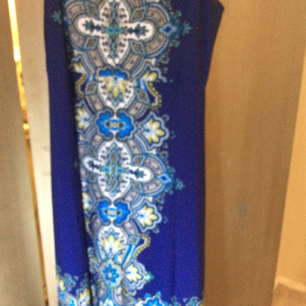 Liz Lange Maxi Dress, BlueMulti
